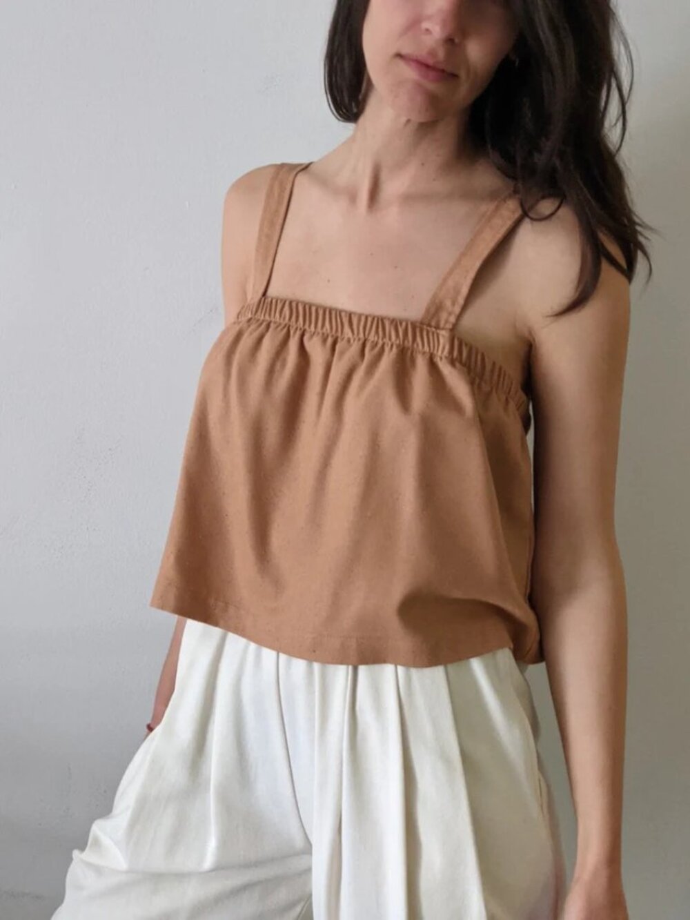 Sabina Raw Silk Top in Ginger - Size 2 (Medium) NWT